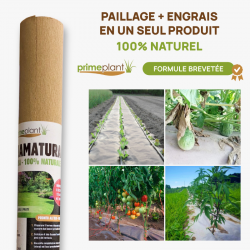 PAILLIS BIODÉGRADABLE PAPIER DRAINANT POTAGER // FORMULE BREVETÉE ENRICHIE D'ENGRAIS 100% NATUREL